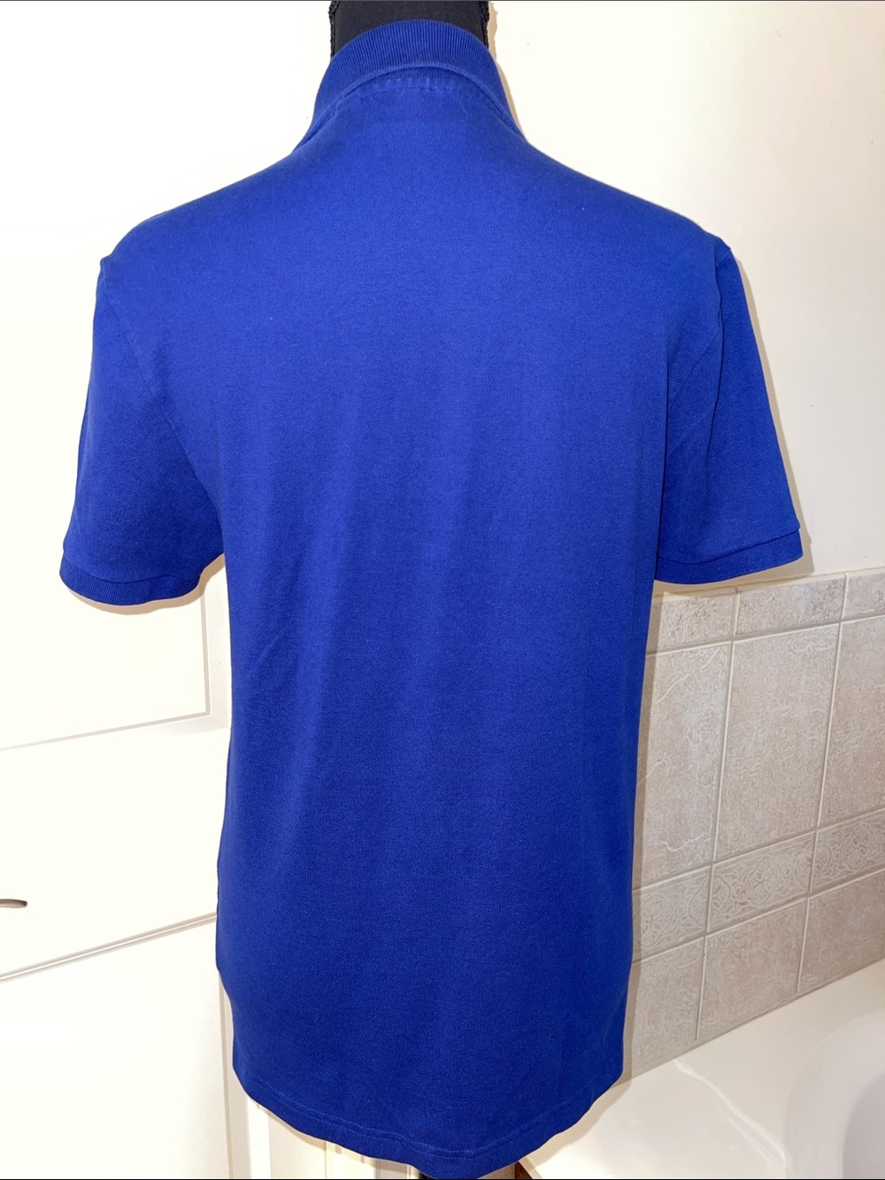 Lacoste Men's Cobalt Blue Slim Fit Small Short-Sleeve Polo - Picture 2 of 4
